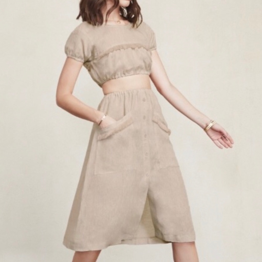 Reformation Jalisco 2 piece Size L